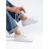 Shelvt Women's classic sneakers white Cijene