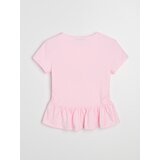 Sinsay Pamučna bluza s peplumom i naborima | shoptok.hr