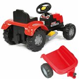 Traktor sa prikolicom na baterije crveni (309659) Cene