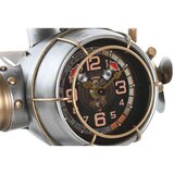  Galda pulkstenis Home ESPRIT zlatan Srebrna Avion Vintage | shoptok.hr