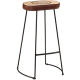 Furnova Barski stolčki 2 kosa temno rjavi 44x37,5x78 cm, (21949391) | Shoptok.si