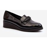 Kesi Women's patent leather shoes Loafers Black Polike | shoptok.hr