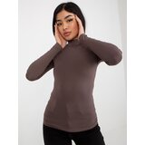RUE PARIS Blouse-RV-BZ-5210.19-dark brown | Shoptok.si