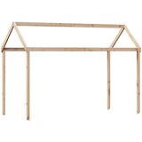 Krevet na kat s krovom 90 x 190 cm od masivne borovine | shoptok.hr
