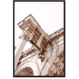  Slika - Temple of Hadrian (1 Part) Vertical 40x60 U crnom drvenom okviru | shoptok.hr
