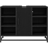  Kupaonski ormar Crni hrast 80 x 33 x 60 cm Konstruirano drvo | shoptok.hr