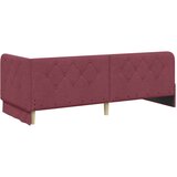  Kutni okvir kreveta Vinska crvena 80 x 200 cm tkanina Slike