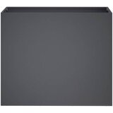 Vrtna saksija Antracit 60 x 30 x 40 cm Čelična vrata | shoptok.hr