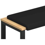  Jastučić za klupu Umjetna koža Crna Dubina 35 cm - Crna 80 x 38 x 6 5 cm | shoptok.hr
