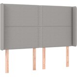  Krevet box spring s madracem LED svjetlosivi 140x200 cm tkanina | shoptok.hr