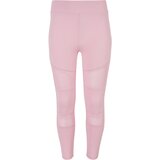 Urban Classics Kids Girls Tech Mesh Leggings girlypink Cene