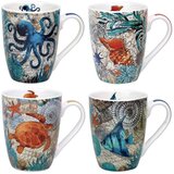 Signes Grimalt Namizne svetilke Set 4 Skodelic S Morskimi Motivi Večbarvna | Shoptok.si