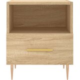 vidaXL Nočna omarica sonoma hrast 40x35x47,5 cm inženirski les | Shoptok.si