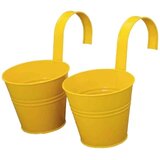 Siena Garden 722604 722604 posuda za biljke čelik žuta | Eponuda.ba