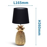 Aigostar Stona lampa 1xE14/40W/230V zlatna/crna | Eponuda.com