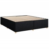  Krevet s oprugama i madracem crni 180x200 cm od tkanine | shoptok.hr
