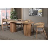 Hanah home Trpezarijski sto i stolice Danyi, 170x90x75 cm, 4 stolice, Smeđi | ePonuda.com