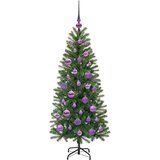 vidaXL Umestno božično drevo med 150 LED Zelena 120 cm PE in PVC | Shoptok.si