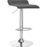 Shumee 4Rico barski stol QS-B08 eko usnje, siv, (21387775) Cene