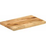 Stolna ploča 50 x 40 x 2,5 cm masivno drvo manga sa živim rubom | shoptok.hr