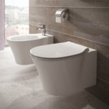 Ideal Standard E008701 Connect Air AQUABLADE viseča brezrobna WC školjka z WC desko s počasnim zapiranjem | Shoptok.si