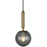 ITALUX PND-2324-1 BRO+SG - Visilica na sajli RAVENA 1xE27/5W/230V crna/mesing | Eponuda.com