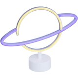 Trio Leuchten Neon tafellamp wit incl. LED - Planeet | Shoptok.si