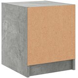  Noćni ormarići staklena vrata 2 kom boja betona 35x37x42 cm | shoptok.hr