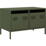 vidaXL TV ormarić maslinastozeleni 68x39x43,5 cm hladno valjani čelik | shoptok.hr