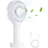 Venisymlis Ročni Prenosni Ventilator Usb Za Ponovno Polnjenje, Bel, (22070237) Cene