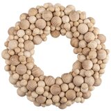 RAYHER Venček z lesenimi kroglicami, 290 kroglic+1 stir.obroč 17cm, (22005954) | Shoptok.si