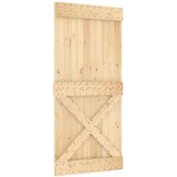  Vrata NARVIK Naravna 95 x 210 cm Masiven borov les, (5000215479) | Shoptok.si