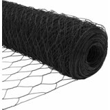 Heksagonalna ograda 0,6 x 100 m PVC Siva | shoptok.hr