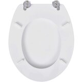  Toaletna daska 2 kom MDF bijela | shoptok.hr