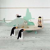 TENDER LEAF TOYS lesena polarna plošča z živalcami | Shoptok.si