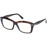 Tom Ford Ženski okvir za dioptrijske naočare Blue Block 0FT6065-B 5255, Smeđi | Eponuda.com