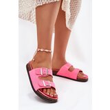 Boto Women's Slippers With Buckles Neon Pink Oliena | shoptok.hr