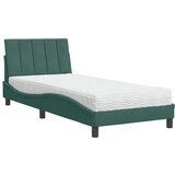  Krevet s madracem tamnozeleni 90x190 cm baršunasti | shoptok.hr
