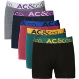 AC&Co / Altınyıldız Classics Men's Multicolored Cotton Stretchy Seamless, 5-Pack Boxer. Cene