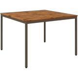 vidaXL Stol za večeru u vrtu Prirodna i kava 110 x 108 5 x 75 cm - Prirodno kava 110 x 108 5 x 75 cm | shoptok.hr