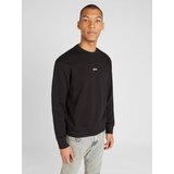 BOSS Orange Sweater majica 'We Small' crna / bijela | shoptok.hr