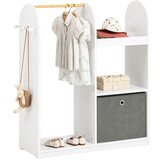 SoBuy knjižna omara za otroke v beli barvi v skandinavskem slogu, (20815199) | Shoptok.si