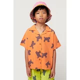 Bobo Choses Otroška bombažna srajca oranžna barva