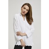 Moodo Women's romantic shirt - white Cijene