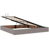  LED krevet za pohranu s madracem Sivosmeđa 200 x 200 cm Tkanina | shoptok.hr
