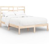 Maison Chic Posteljni okvir - Dvoposteljna postelja - Zakonska postelja iz trdnega lesa 140x190 cm-J14578, (21775762) | Shoptok.si