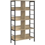 vidaXL Knjižna polica Sonoma hrast 82 x 32 x 144,5 cm Konstruiran les | Shoptok.si