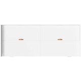  S uzglavljem s ladicama Bijelo 80 x 200 cm Konstruirano drvo | shoptok.hr