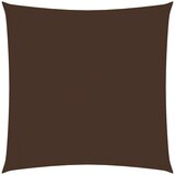 vidaXL Senčno jadro oksford blago kvadratno 6x6 m rjavo, (20965621) | Shoptok.si