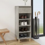 The Living Store Omarica za čevlje betonsko siva 40x36x105 cm inženirski les - Omarica Za Čevlje, (21434076) Cene